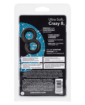 Ultra Soft Crazy 8 Ring - Black Ultra Soft Crazy 8 Ring - Black