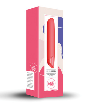 Sugarboo Cool Coral Rechargeable Vibrator - Coral Sugarboo Cool Coral Rechargeable Vibrator - Coral