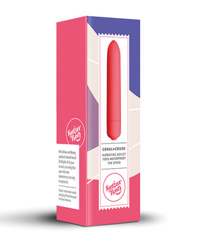 Sugarboo Coral Crush Vibrating Bullet - Coral Sugarboo Coral Crush Vibrating Bullet - Coral