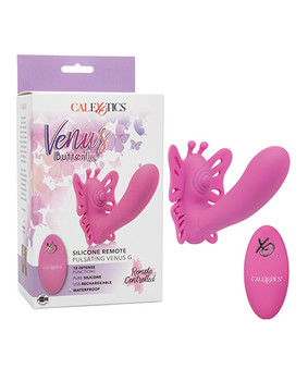 Venus Butterfly Silicone Remote Pulsating Venus G - Pink Venus Butterfly Silicone Remote Pulsating Venus G - Pink