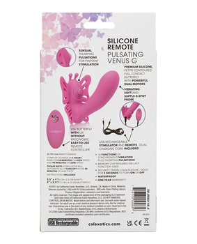 Venus Butterfly Silicone Remote Pulsating Venus G - Pink Venus Butterfly Silicone Remote Pulsating Venus G - Pink