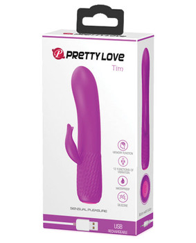 Pretty Love Omar Mini Silicone Vibrator - 12 Function Fuchsia Pretty Love Omar Mini Silicone Vibrator - 12 Function Fuchsia
