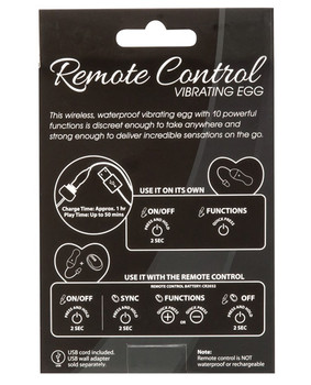 Powerbullet Remote Control Vibrating Egg - Purple Powerbullet Remote Control Vibrating Egg - Purple