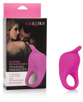 Silicone Rechargeable Teasing Enhancer - Pink Silicone Rechargeable Teasing Enhancer - Pink