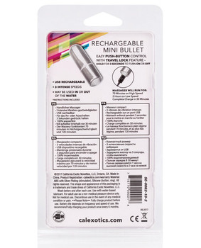 Rechargeable Mini Bullet - Silver Rechargeable Mini Bullet - Silver