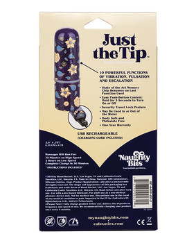Naughty Bits Just The Tip Bullet Vibrator - Multi Color Naughty Bits Just The Tip Bullet Vibrator - Multi Color
