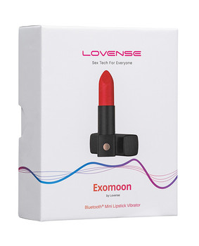 Lovense Exomoon Lipstick Vibe - Red Lovense Exomoon Lipstick Vibe - Red