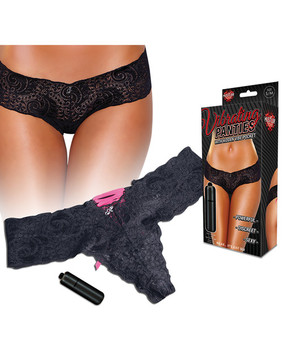 Hustler Vibrating Panties W/bullet Black. Hustler Vibrating Panties W/bullet Black.