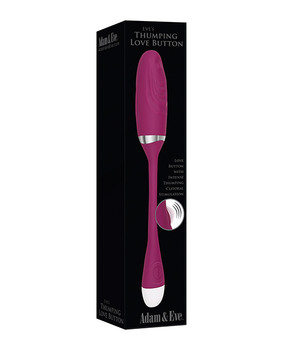 Adam & Eve Eve's Thumping Love Button - Burgundy Adam & Eve Eve's Thumping Love Button - Burgundy