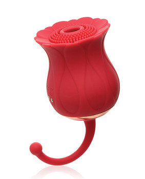 Inmi Bloomgasm Royalty Rose 10x Suction & Clit Stimulator - Red Inmi Bloomgasm Royalty Rose 10x Suction & Clit Stimulator - Red