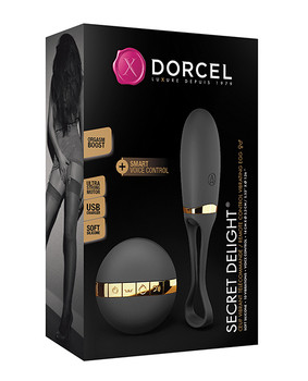 Dorcel Secret Delight Voice Control Egg - Black/gold Dorcel Secret Delight Voice Control Egg - Black/gold