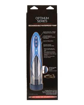 Optimum Series Rechargeable Waterproof Pump - Blue Optimum Series Rechargeable Waterproof Pump - Blue