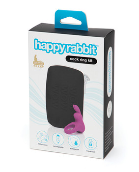 Happy Rabbit Cock Ring Kit - Purple Happy Rabbit Cock Ring Kit - Purple