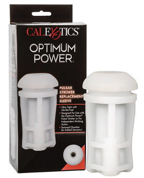 Optimum Power Pulsar Stroker Replacement Sleeve - White Optimum Power Pulsar Stroker Replacement Sleeve - White