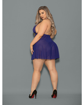 Euphoria Sheer Babydoll Midnight Purple Euphoria Sheer Babydoll Midnight Purple