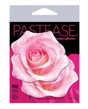 Pastease Premium Glitter Velvet Blooming Rose - Pink O/s Pastease Premium Glitter Velvet Blooming Rose - Pink O/s