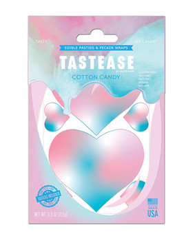 Pastease Tastease Edible Pasties & Pecker Wraps - Cotton Candy O/s