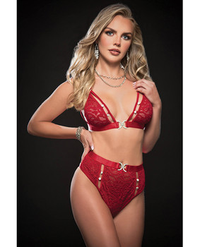 Sexy & Sultry High Waist Panty & Bra O/s Sexy & Sultry High Waist Panty & Bra O/s