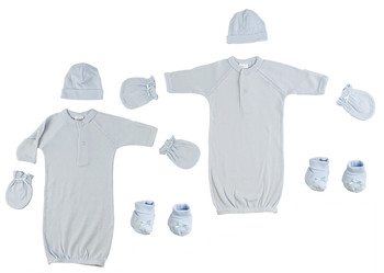 Preemie Boys Gowns, Caps, Booties And Mittens Preemie Boys Gowns, Caps, Booties And Mittens
