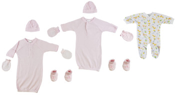 Preemie Girls Sleep-n-play, Gowns, Caps, Booties And Mittens Preemie Girls Sleep-n-play, Gowns, Caps, Booties And Mittens