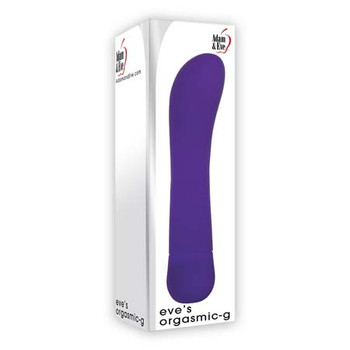 Adam & Eve Eve's Orgasmic-G Silicone G-Spot Vibrator Purple Adam & Eve Eve's Orgasmic-G Silicone G-Spot Vibrator Purple