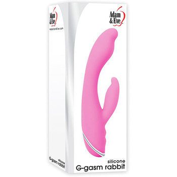 Adam & Eve G-Gasm Silicone Rabbit Vibrator Pink Adam & Eve G-Gasm Silicone Rabbit Vibrator Pink