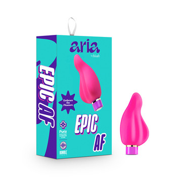 Aria Epic AF Rechargeable Silicone Mini Vibrator Fuchsia Aria Epic AF Rechargeable Silicone Mini Vibrator Fuchsia
