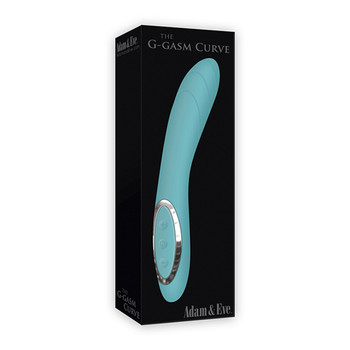 Adam & Eve G-Gasm Curve Rechargeable Silicone G-Spot Vibrator Teal Adam & Eve G-Gasm Curve Rechargeable Silicone G-Spot Vibrator Teal