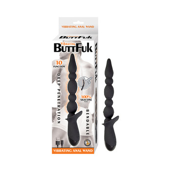 Vibrating Buttfuk Vibrating Anal Wand Black Vibrating Buttfuk Vibrating Anal Wand Black