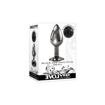 Evolved Black Gem Anal Plug Small