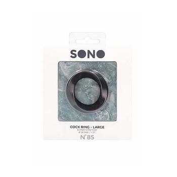 SONO No. 85 Silicone Cockring Black Large SONO No. 85 Silicone Cockring Black Large