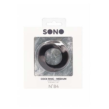 SONO No. 84 Silicone Cockring Black Medium SONO No. 84 Silicone Cockring Black Medium
