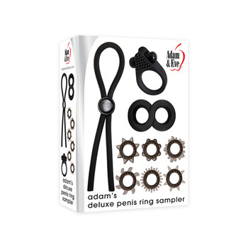 Adam & Eve Adam's Deluxe 9-Piece Cockring Sampler Kit Adam & Eve Adam's Deluxe 9-Piece Cockring Sampler Kit