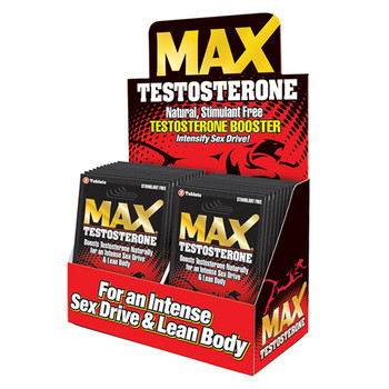 Swiss Navy MaxTestosterone Booster Pills 2-Pack 24-Piece Display