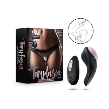 Temptasia Heartbeat Panty Vibe with Remote Pink Temptasia Heartbeat Panty Vibe with Remote Pink