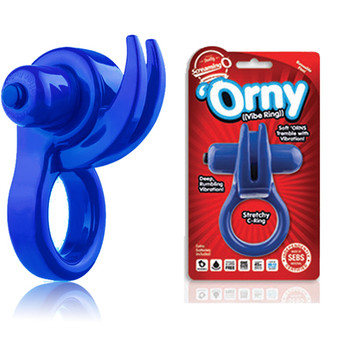 Screaming O Orny Vibe Ring Blue Screaming O Orny Vibe Ring Blue