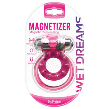 Magnetized Magnetic Cock Ring With Dual Straps And Bullet Magnetized Magnetic Cock Ring With Dual Straps And Bullet