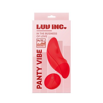 Luv Inc Pv72 Panty Vibe Rechargeable Remote-Controlled Silicone Wearable Vibrator Red Luv Inc Pv72 Panty Vibe Rechargeable Remote-Controlled Silicone Wearable Vibrator Red
