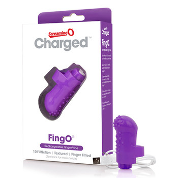 Screaming O Charged FingO Vooom Mini Vibe - Purple Screaming O Charged FingO Vooom Mini Vibe - Purple