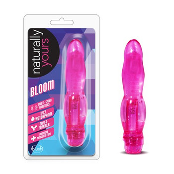 Blush Naturally Yours Bloom Slimline Vibrator Pink Blush Naturally Yours Bloom Slimline Vibrator Pink