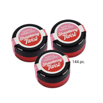 Jelique Nipple Nibbler Cool Tingle Balm Strawberry Twist (Bulk Pack/144 pcs) 3 g Jelique Nipple Nibbler Cool Tingle Balm Strawberry Twist (Bulk Pack/144 pcs) 3 g