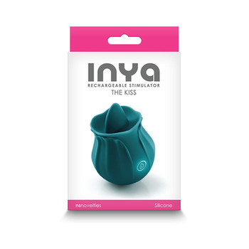 INYA The Kiss Rechargeable Stimulator Dark Teal INYA The Kiss Rechargeable Stimulator Dark Teal