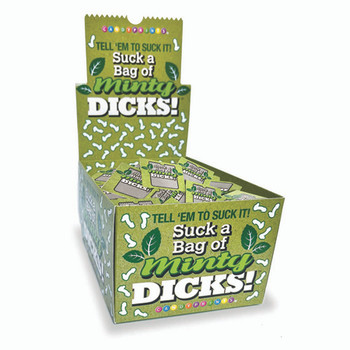Suck a Bag of Minty Dicks 5-Pack 100-Piece Display