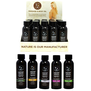 Earthly Body Massage Oil Counter Display #1 25pc Earthly Body Massage Oil Counter Display #1 25pc