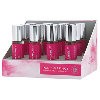 Pure Instinct Pheromone Perfume Oil For Her Roll On 0.34oz Display of 12 Pure Instinct Pheromone Perfume Oil For Her Roll On 0.34oz Display of 12