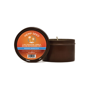 Earthly Body Hemp Seed 3-in-1 Massage Candle Midnight Rendezvous Earthly Body Hemp Seed 3-in-1 Massage Candle Midnight Rendezvous