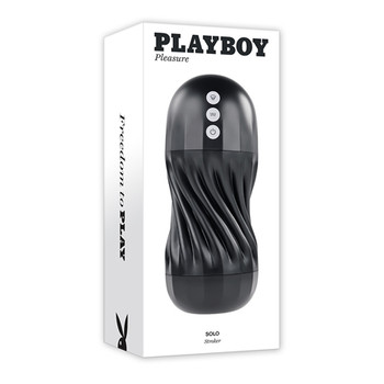 Playboy Solo Rechargeable Sucking Vibrating Masturbator Playboy Solo Rechargeable Sucking Vibrating Masturbator