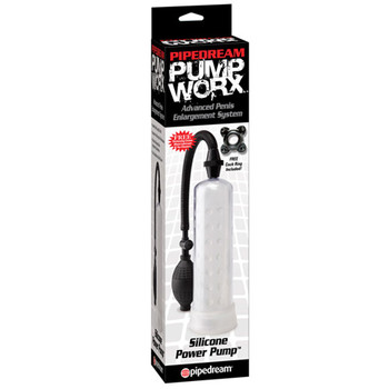 Pipedream Pump Worx Silicone Power Pump Clear Pipedream Pump Worx Silicone Power Pump Clear