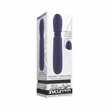 Evolved Handy Thruster Rechargeable Thruster Vibe Silicone Purple Evolved Handy Thruster Rechargeable Thruster Vibe Silicone Purple