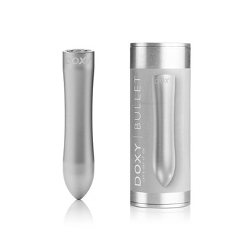Doxy Bullet Rechargeable Vibrator Silver Doxy Bullet Rechargeable Vibrator Silver